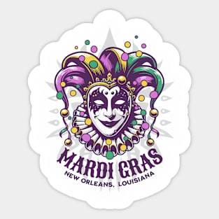 Crescent City Carnival Mardi Gras Majesty Sticker